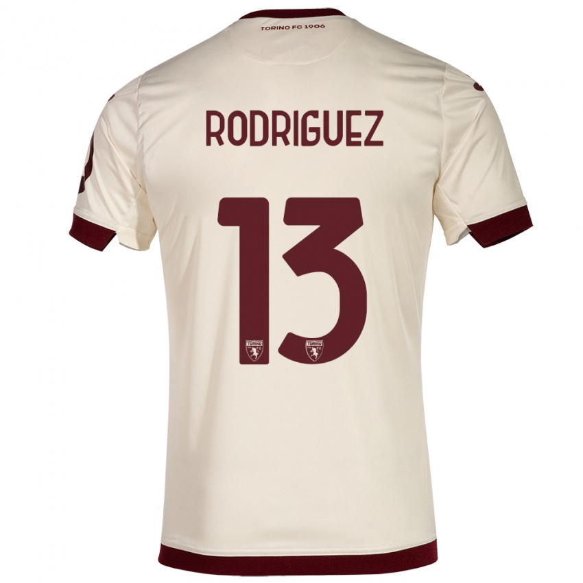 Niño Camiseta Ricardo Rodríguez #13 Champán 2ª Equipación 2023/24 La Camisa