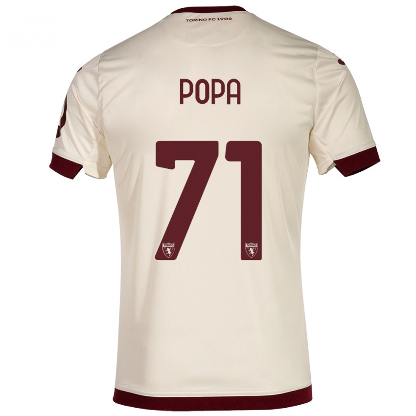 Niño Camiseta Mihai Popa #71 Champán 2ª Equipación 2023/24 La Camisa