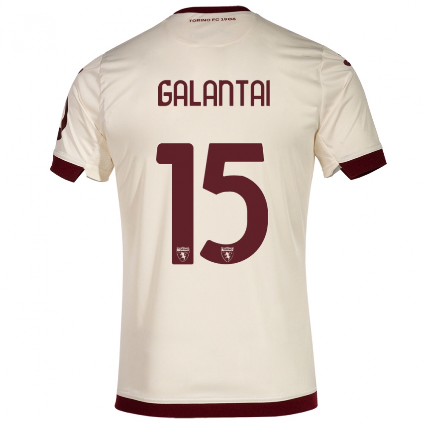 Niño Camiseta Tamás Galántai #15 Champán 2ª Equipación 2023/24 La Camisa