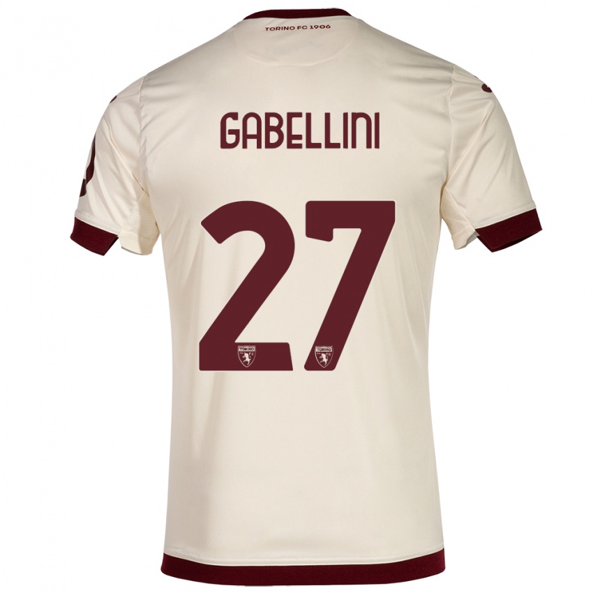 Niño Camiseta Tommaso Gabellini #27 Champán 2ª Equipación 2023/24 La Camisa