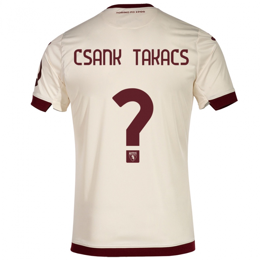 Niño Camiseta Kristóf Csánk-Takács #0 Champán 2ª Equipación 2023/24 La Camisa