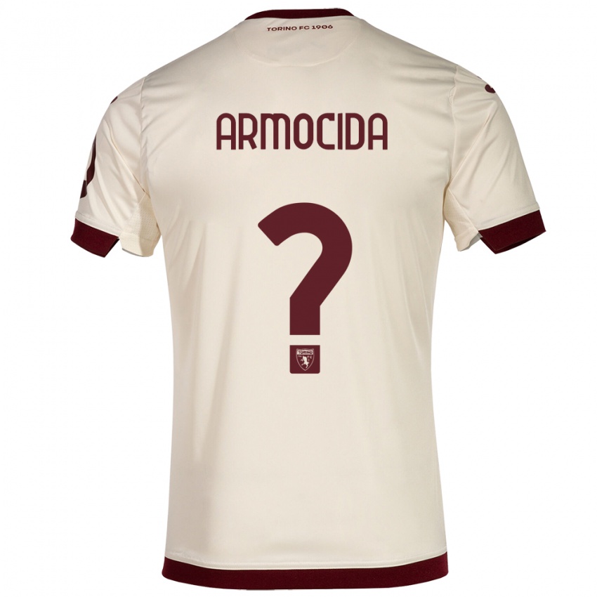 Niño Camiseta Simone Armocida #0 Champán 2ª Equipación 2023/24 La Camisa