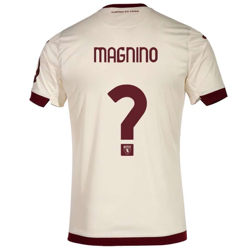 Niño Camiseta Emanuele Magnino #0 Champán 2ª Equipación 2023/24 La Camisa