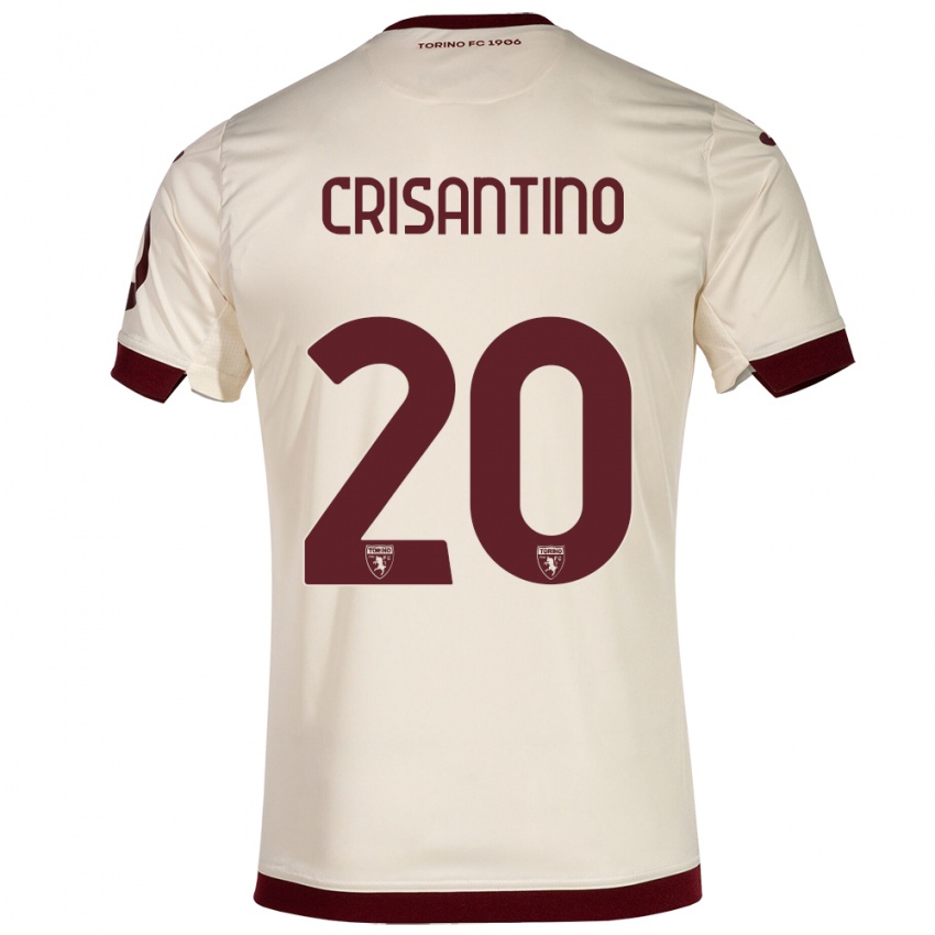 Niño Camiseta Giulia Crisantino #20 Champán 2ª Equipación 2023/24 La Camisa