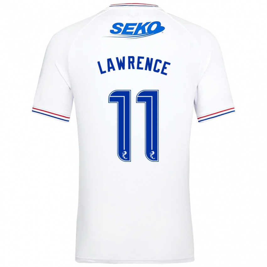 Niño Camiseta Tom Lawrence #11 Blanco 2ª Equipación 2023/24 La Camisa