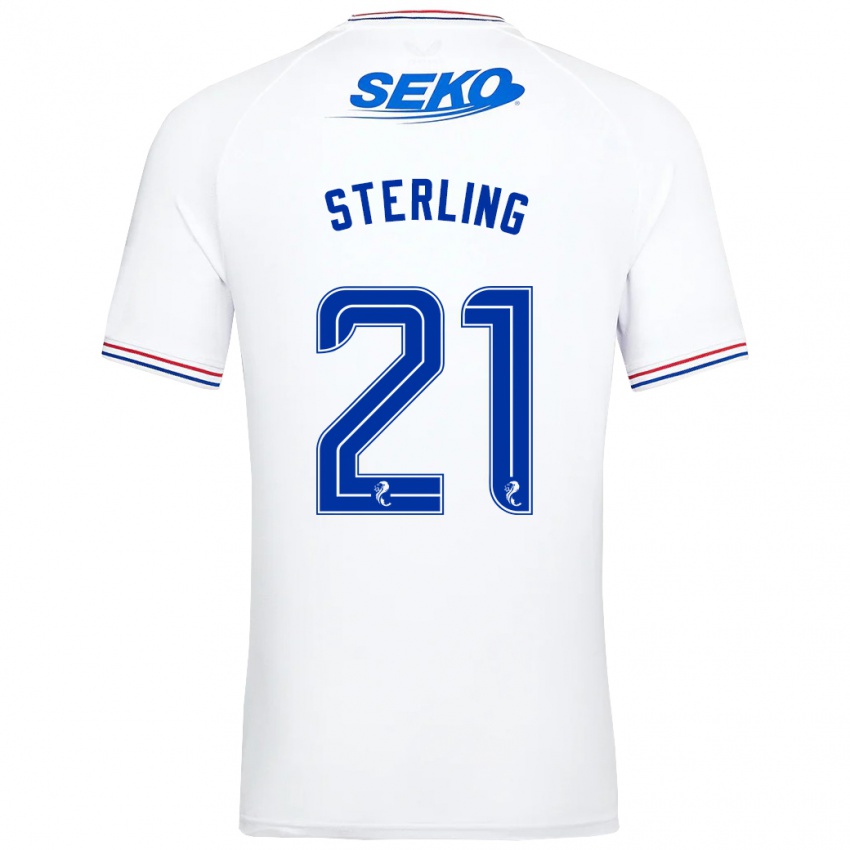 Niño Camiseta Dujon Sterling #21 Blanco 2ª Equipación 2023/24 La Camisa