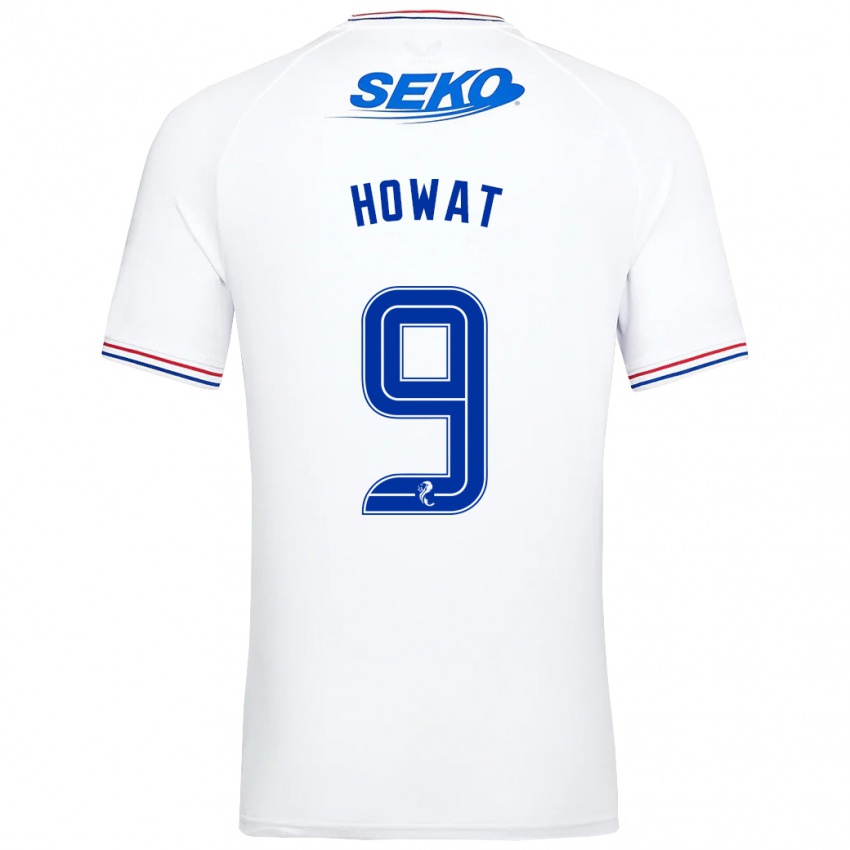 Niño Camiseta Kirsty Howat #9 Blanco 2ª Equipación 2023/24 La Camisa