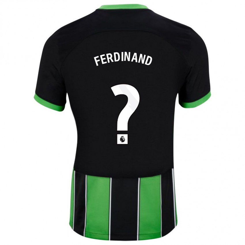 Niño Camiseta Lorenz Ferdinand #0 Verde Negro 2ª Equipación 2023/24 La Camisa
