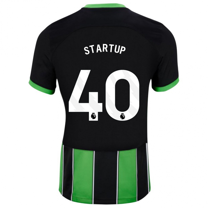 Niño Camiseta Katie Startup #40 Verde Negro 2ª Equipación 2023/24 La Camisa