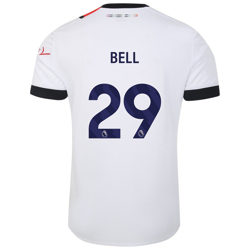 Niño Camiseta Amari'i Bell #29 Blanco 2ª Equipación 2023/24 La Camisa