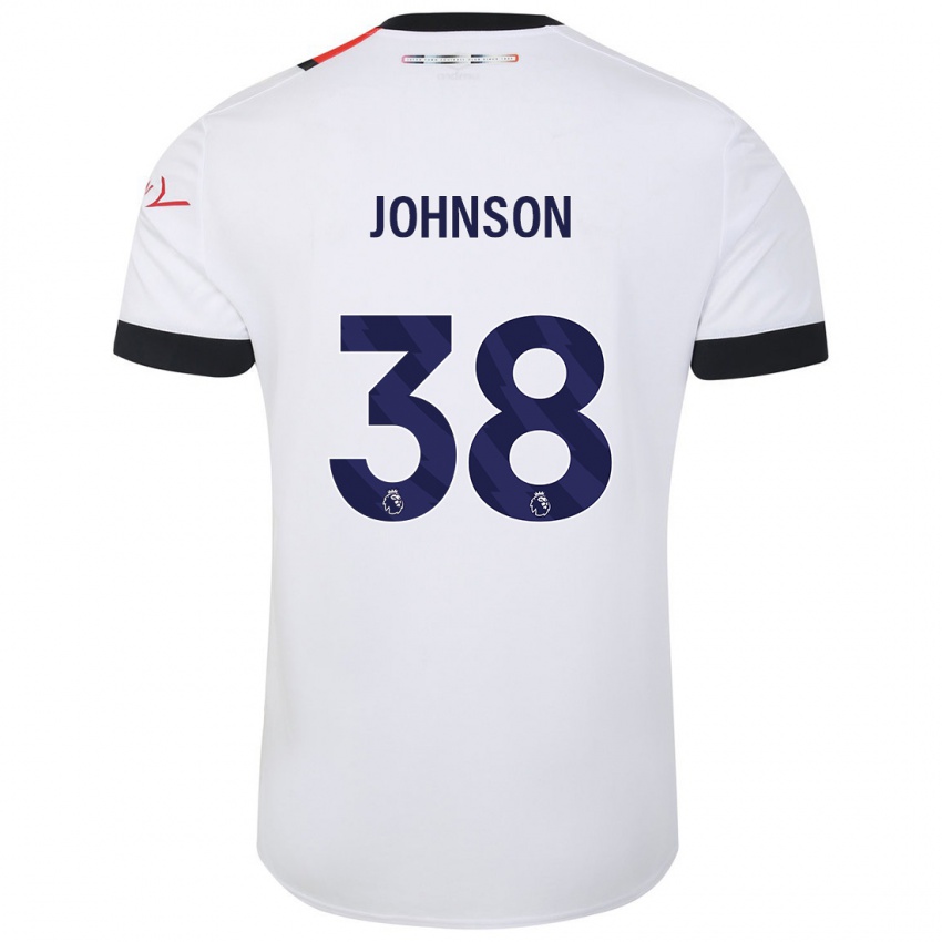 Niño Camiseta Joe Johnson #38 Blanco 2ª Equipación 2023/24 La Camisa