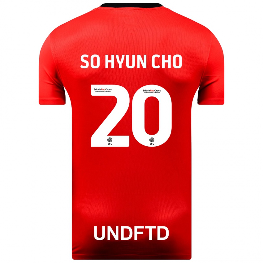 Niño Camiseta Cho So-Hyun #20 Rojo 2ª Equipación 2023/24 La Camisa