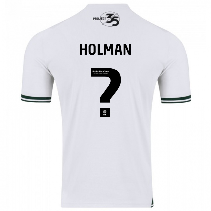 Niño Camiseta Daniel Holman #0 Blanco 2ª Equipación 2023/24 La Camisa