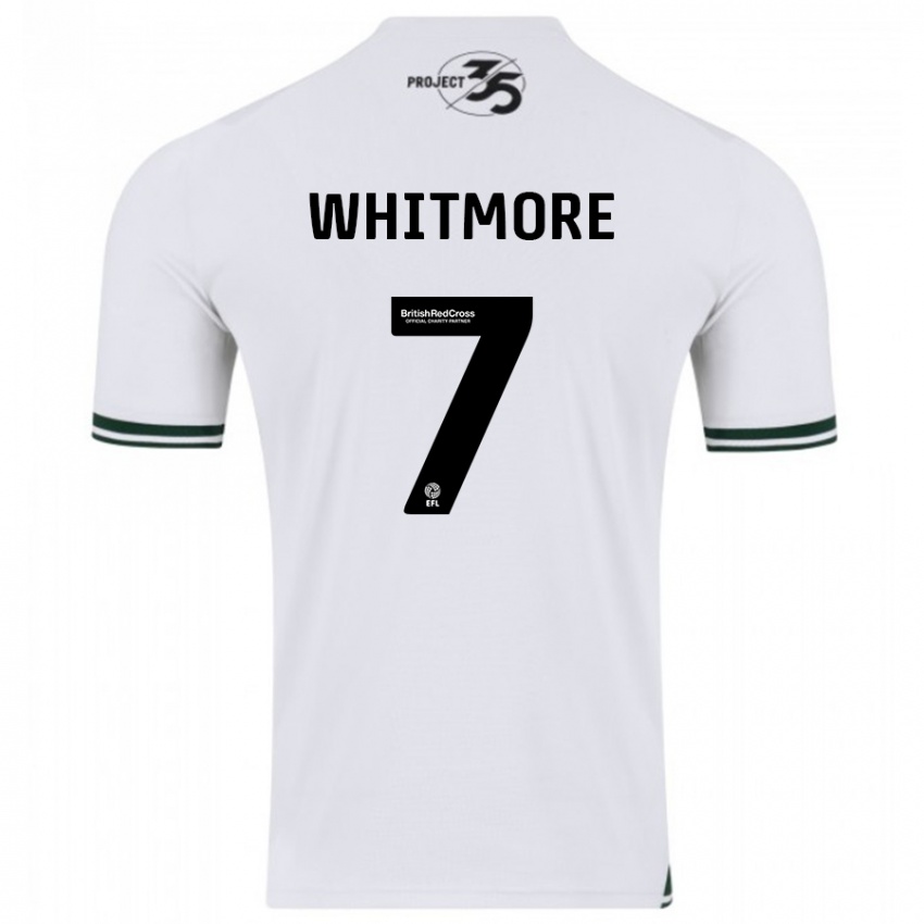 Niño Camiseta Charlotte Whitmore #7 Blanco 2ª Equipación 2023/24 La Camisa