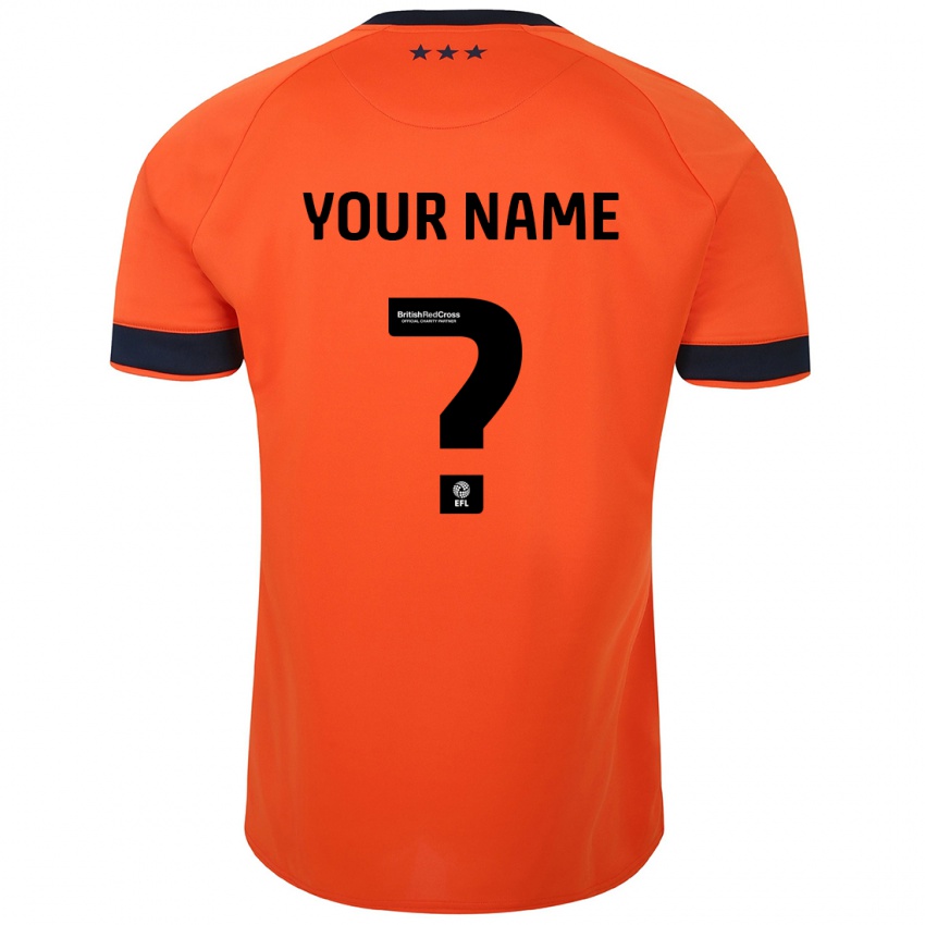 Niño Camiseta Su Nombre #0 Naranja 2ª Equipación 2023/24 La Camisa