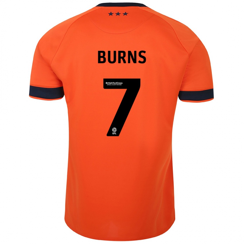 Niño Camiseta Wes Burns #7 Naranja 2ª Equipación 2023/24 La Camisa