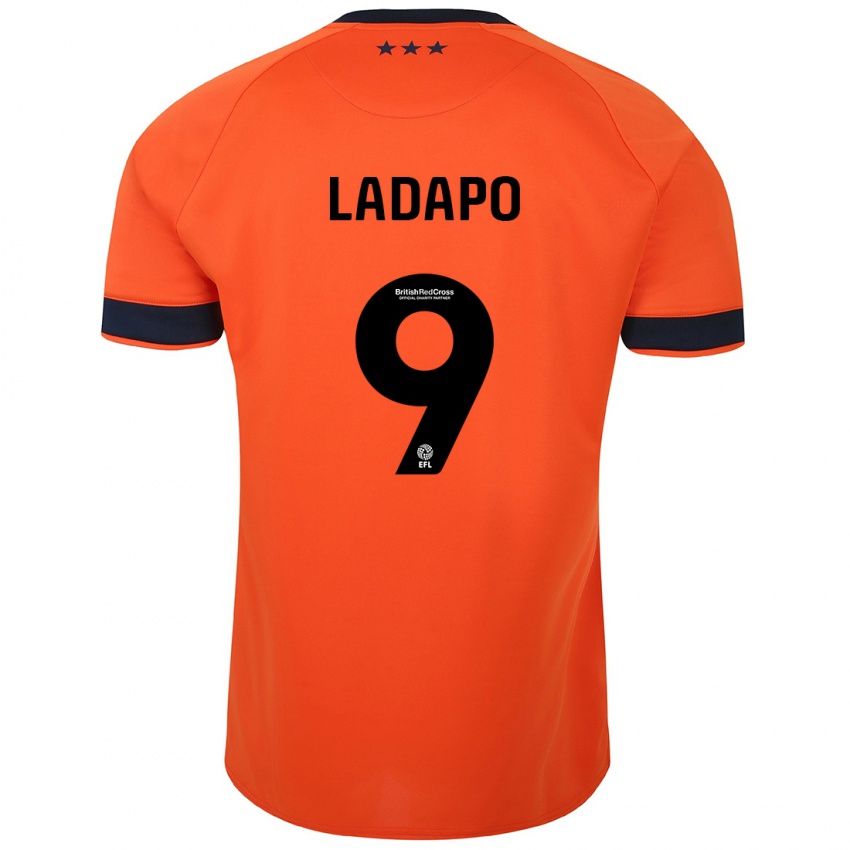 Niño Camiseta Freddie Ladapo #9 Naranja 2ª Equipación 2023/24 La Camisa