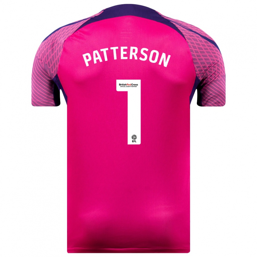 Niño Camiseta Anthony Patterson #1 Morado 2ª Equipación 2023/24 La Camisa