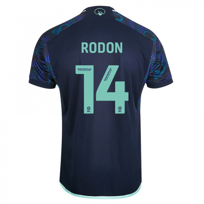 Niño Camiseta Joe Rodon #14 Azul 2ª Equipación 2023/24 La Camisa