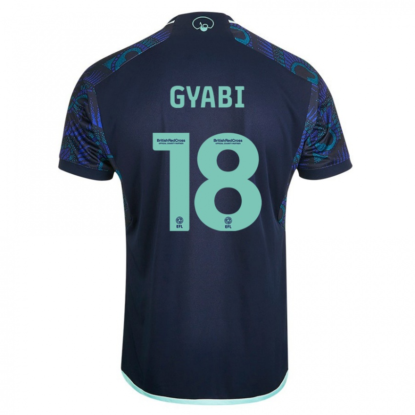 Niño Camiseta Darko Gyabi #18 Azul 2ª Equipación 2023/24 La Camisa