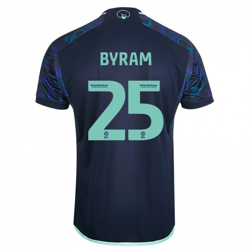 Niño Camiseta Sam Byram #25 Azul 2ª Equipación 2023/24 La Camisa