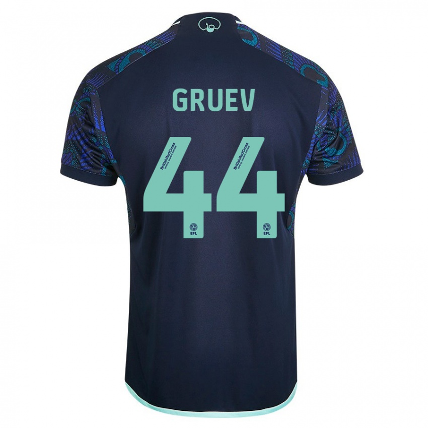 Niño Camiseta Ilia Gruev #44 Azul 2ª Equipación 2023/24 La Camisa