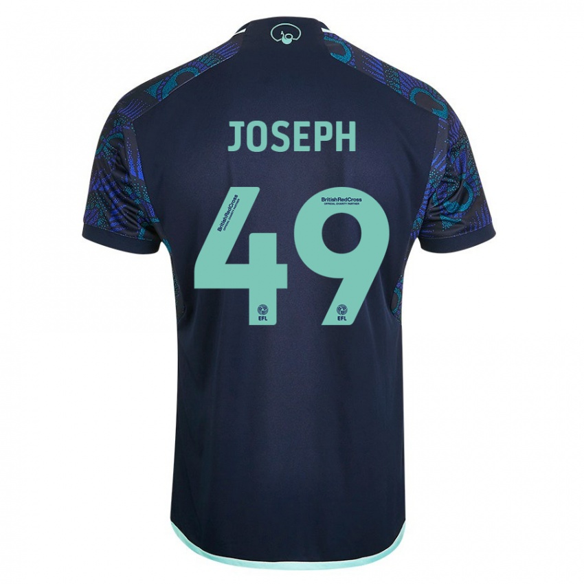 Niño Camiseta Mateo Joseph #49 Azul 2ª Equipación 2023/24 La Camisa