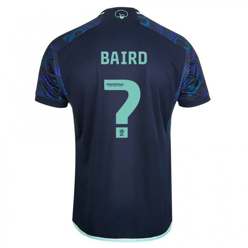 Niño Camiseta Alex Baird #0 Azul 2ª Equipación 2023/24 La Camisa