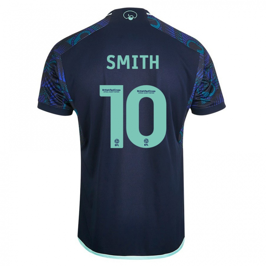 Niño Camiseta Kathryn Smith #10 Azul 2ª Equipación 2023/24 La Camisa