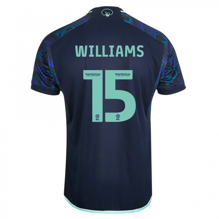 Niño Camiseta Paige Williams #15 Azul 2ª Equipación 2023/24 La Camisa