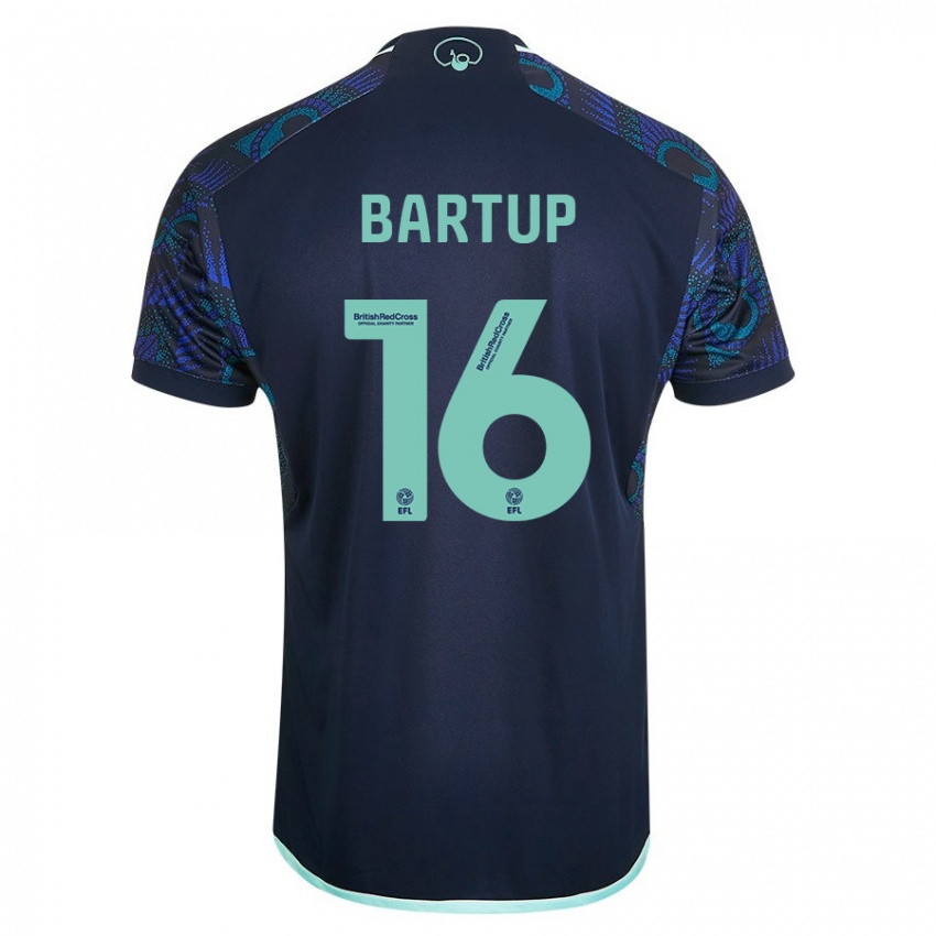 Niño Camiseta Laura Bartup #16 Azul 2ª Equipación 2023/24 La Camisa