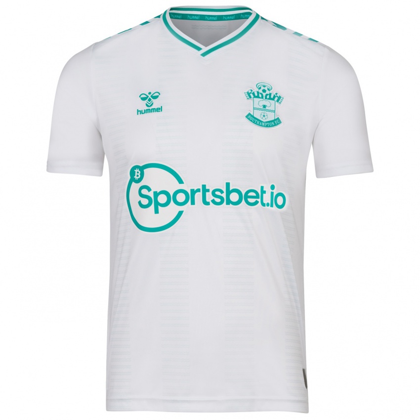 Niño Camiseta Princewill Ehibhatiomhan #0 Blanco 2ª Equipación 2023/24 La Camisa