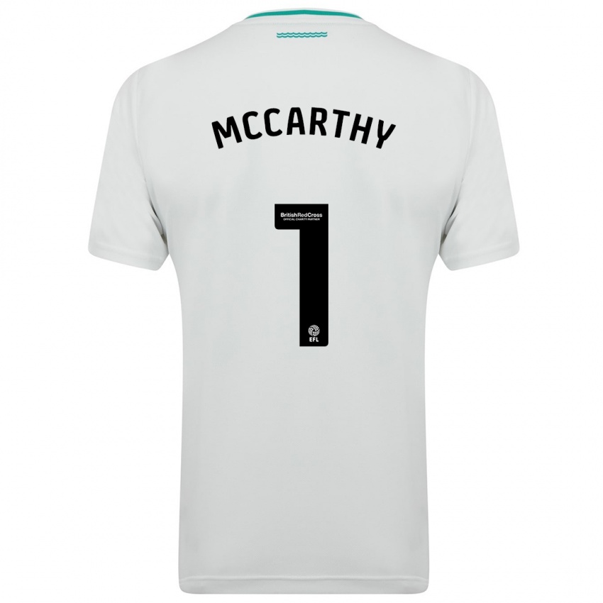 Niño Camiseta Alex Mccarthy #1 Blanco 2ª Equipación 2023/24 La Camisa