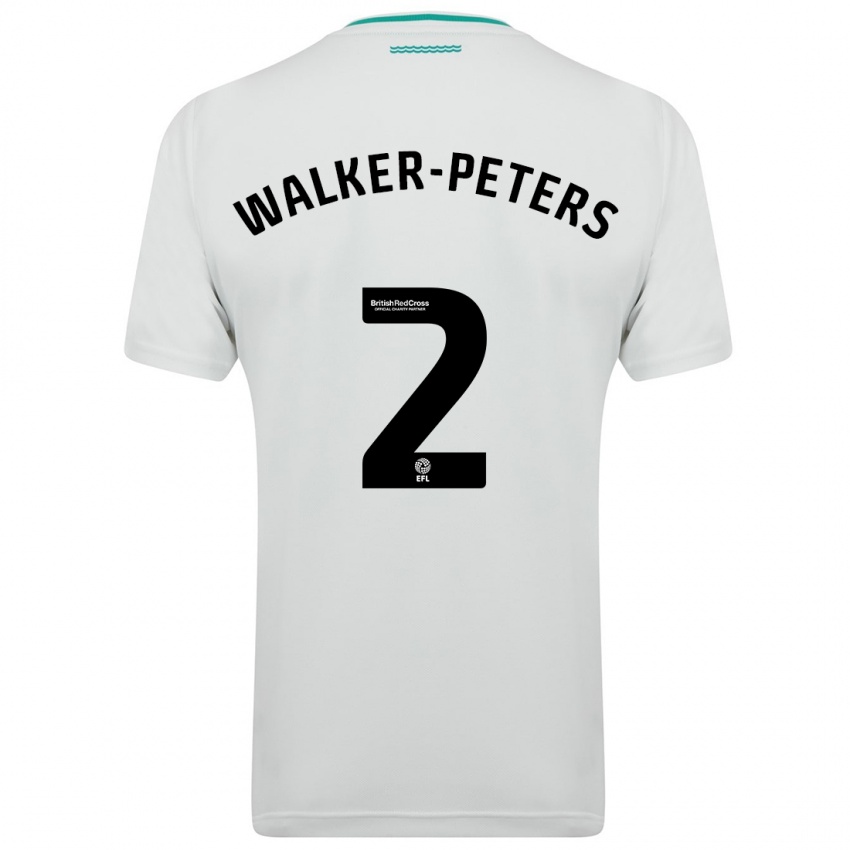 Niño Camiseta Kyle Walker-Peters #2 Blanco 2ª Equipación 2023/24 La Camisa