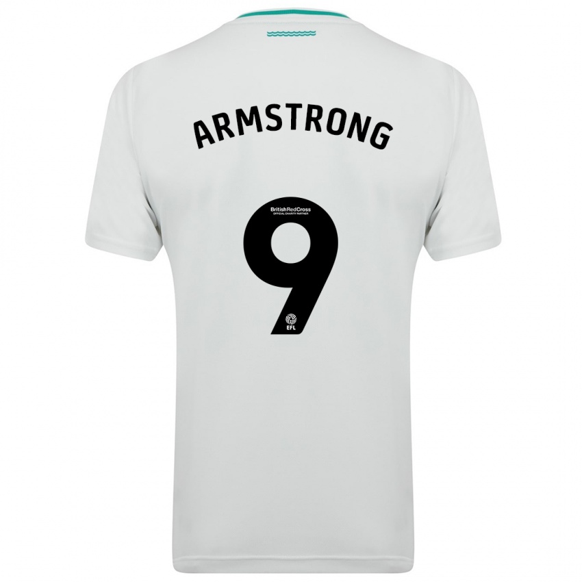Niño Camiseta Adam Armstrong #9 Blanco 2ª Equipación 2023/24 La Camisa
