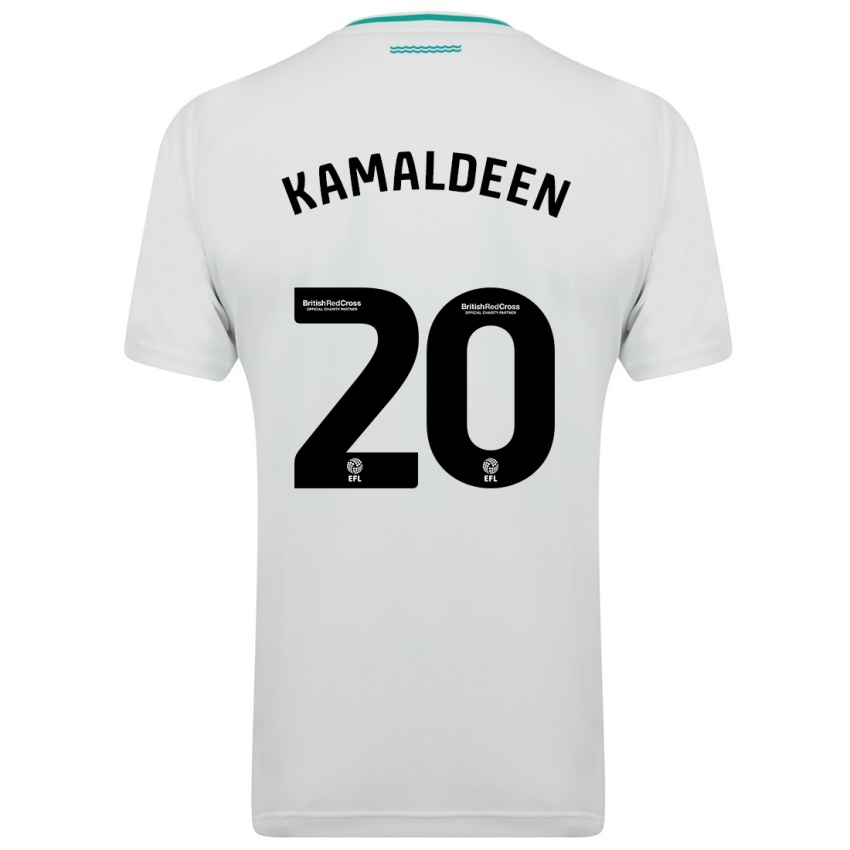 Niño Camiseta Kamaldeen Sulemana #20 Blanco 2ª Equipación 2023/24 La Camisa