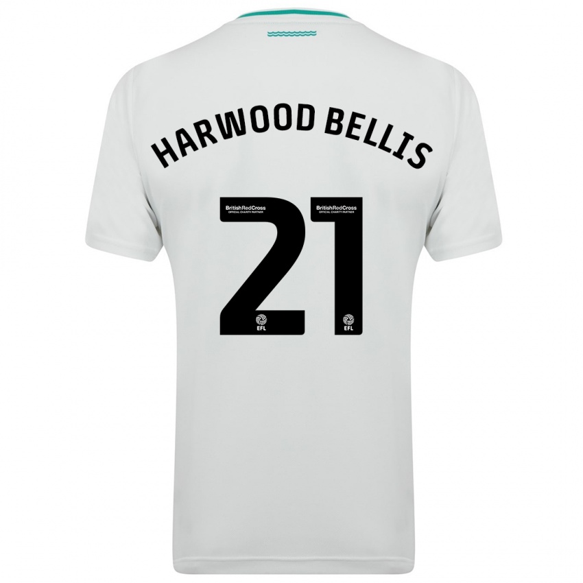 Niño Camiseta Taylor Harwood-Bellis #21 Blanco 2ª Equipación 2023/24 La Camisa