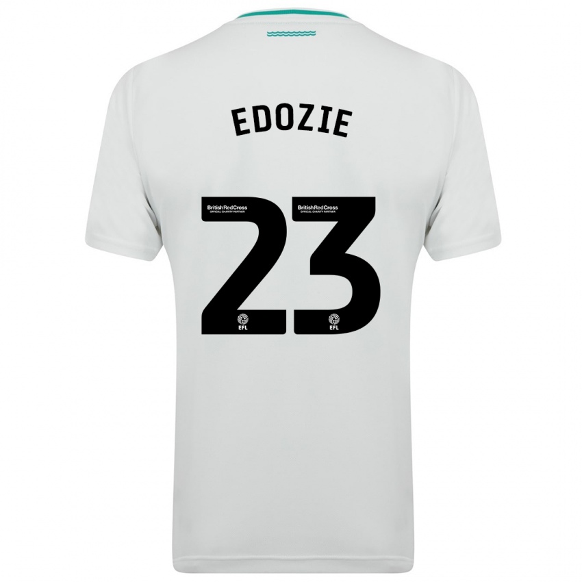 Niño Camiseta Samuel Edozie #23 Blanco 2ª Equipación 2023/24 La Camisa