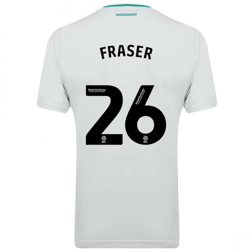 Niño Camiseta Ryan Fraser #26 Blanco 2ª Equipación 2023/24 La Camisa