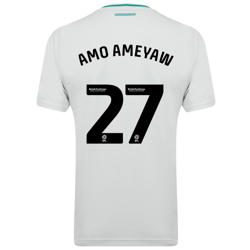 Niño Camiseta Samuel Amo-Ameyaw #27 Blanco 2ª Equipación 2023/24 La Camisa