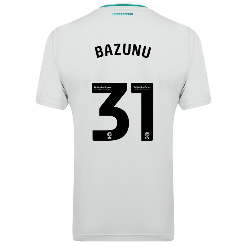 Niño Camiseta Gavin Bazunu #31 Blanco 2ª Equipación 2023/24 La Camisa