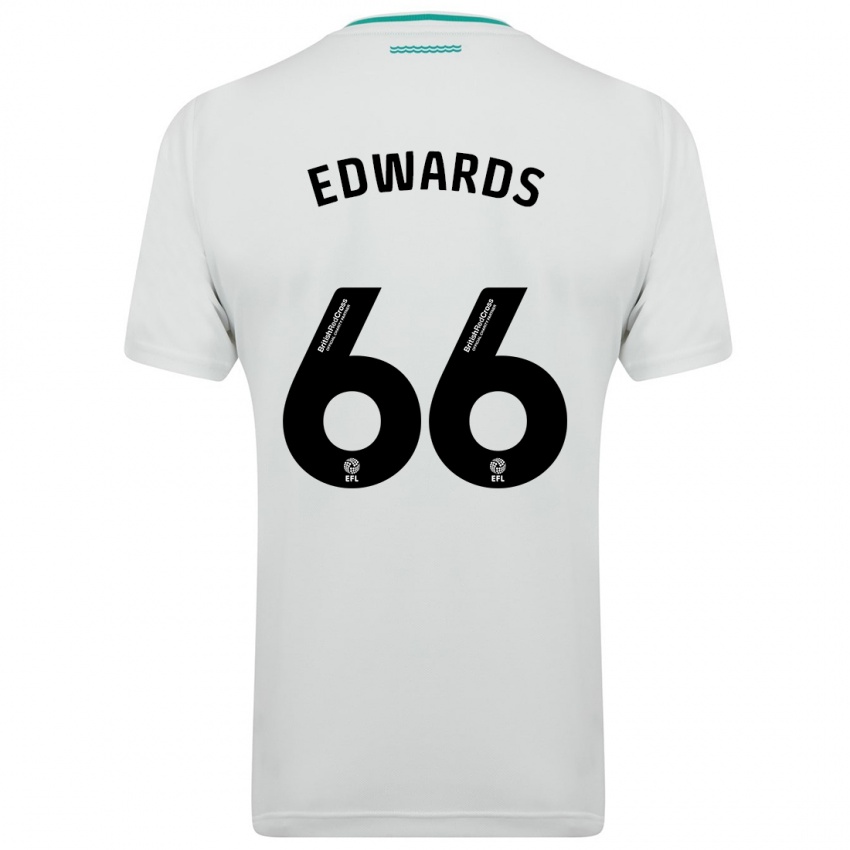 Niño Camiseta Diamond Edwards #66 Blanco 2ª Equipación 2023/24 La Camisa