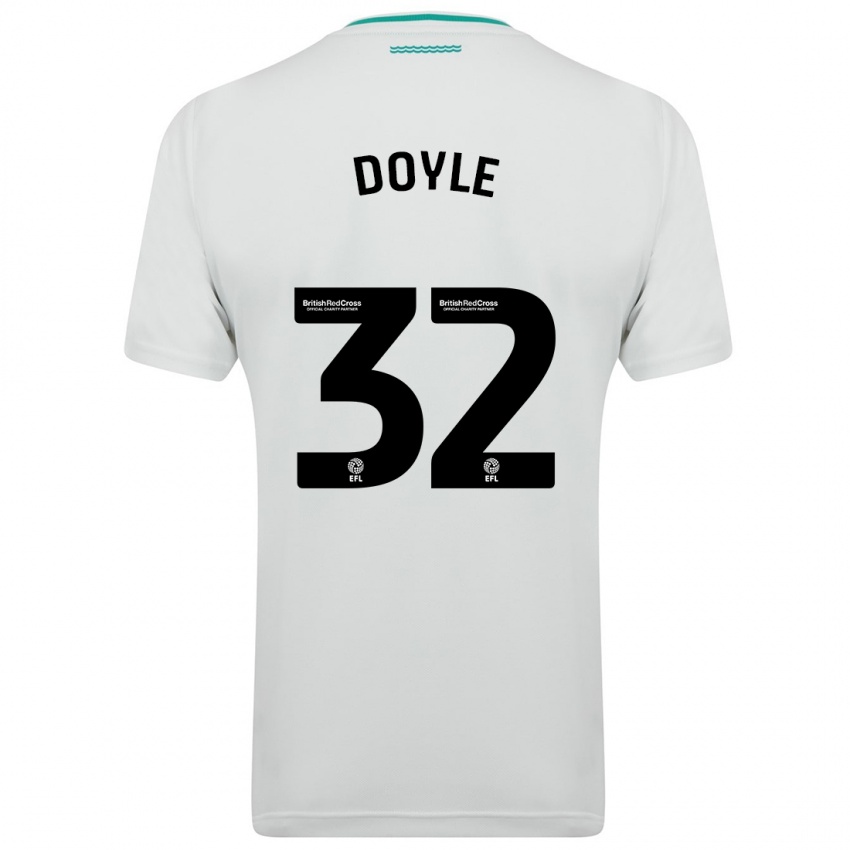 Niño Camiseta Kamari Doyle #32 Blanco 2ª Equipación 2023/24 La Camisa