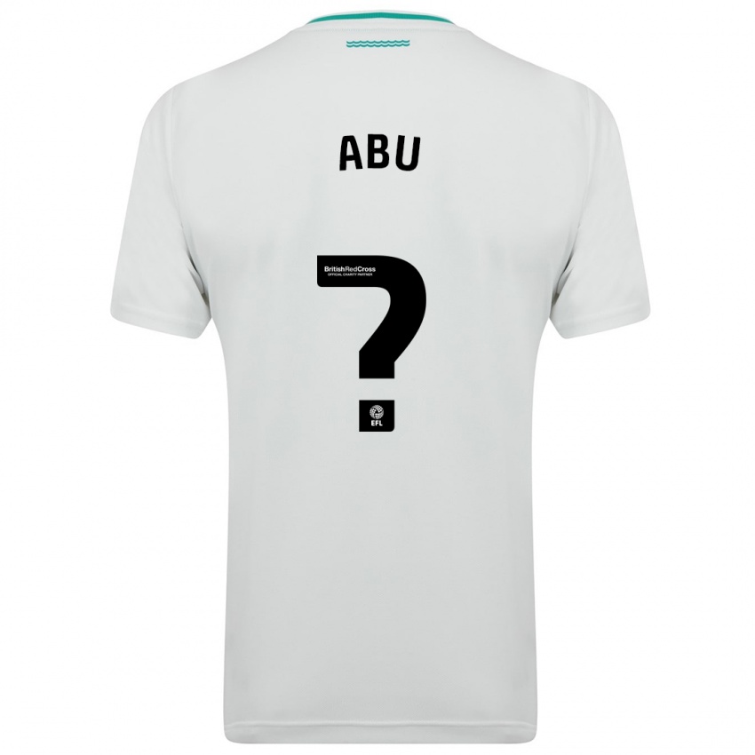 Niño Camiseta Derrick Abu #0 Blanco 2ª Equipación 2023/24 La Camisa