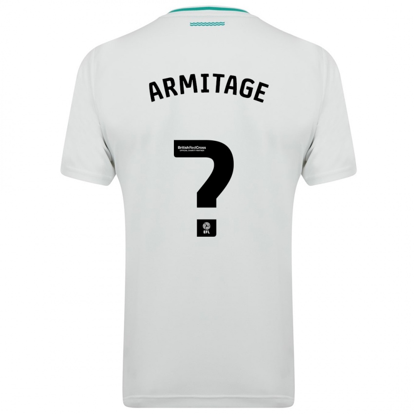 Niño Camiseta Will Armitage #0 Blanco 2ª Equipación 2023/24 La Camisa