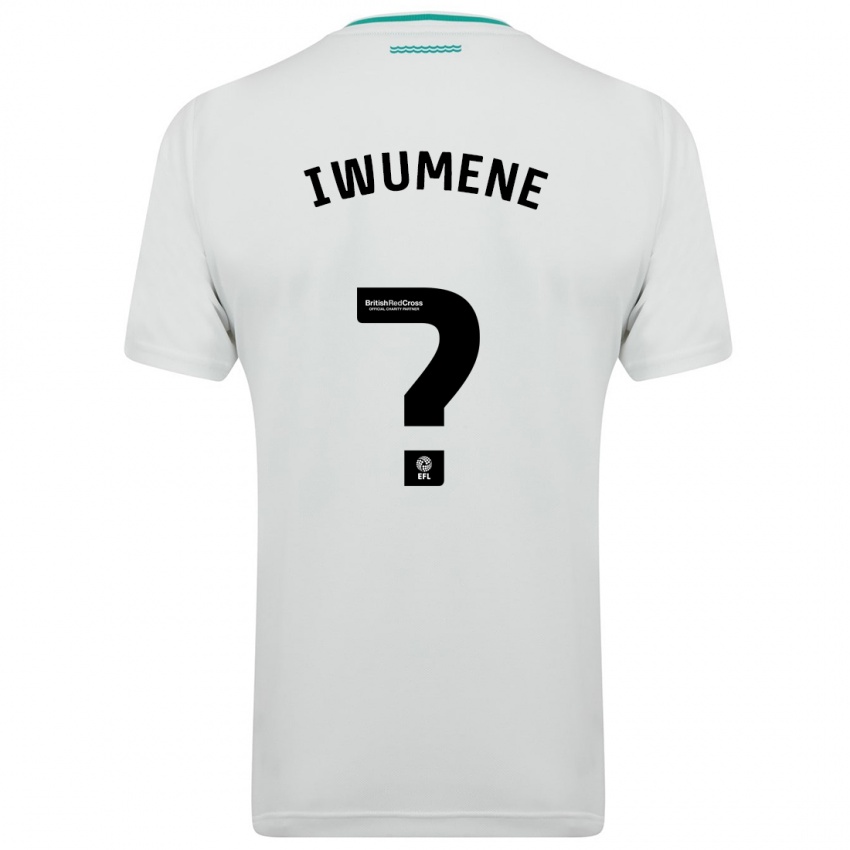 Niño Camiseta Alex Stepien-Iwumene #0 Blanco 2ª Equipación 2023/24 La Camisa