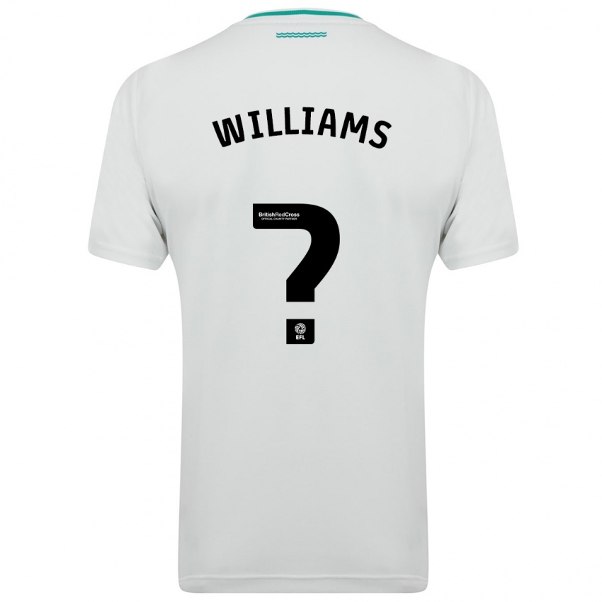 Niño Camiseta Barnaby Williams #0 Blanco 2ª Equipación 2023/24 La Camisa