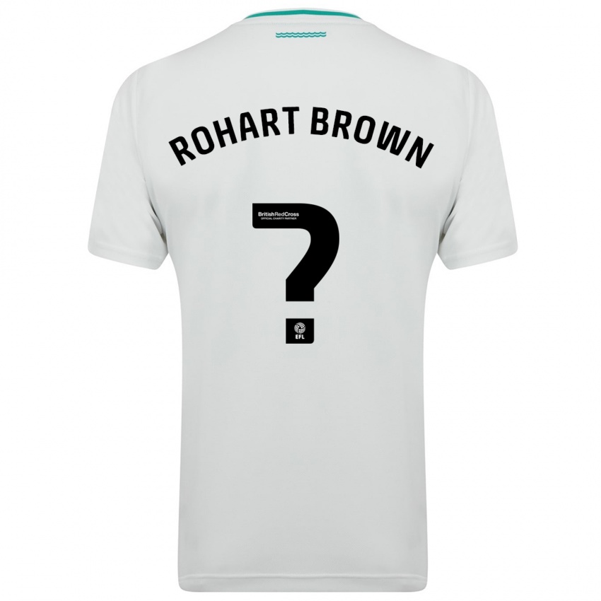Niño Camiseta Thierry Rohart-Brown #0 Blanco 2ª Equipación 2023/24 La Camisa