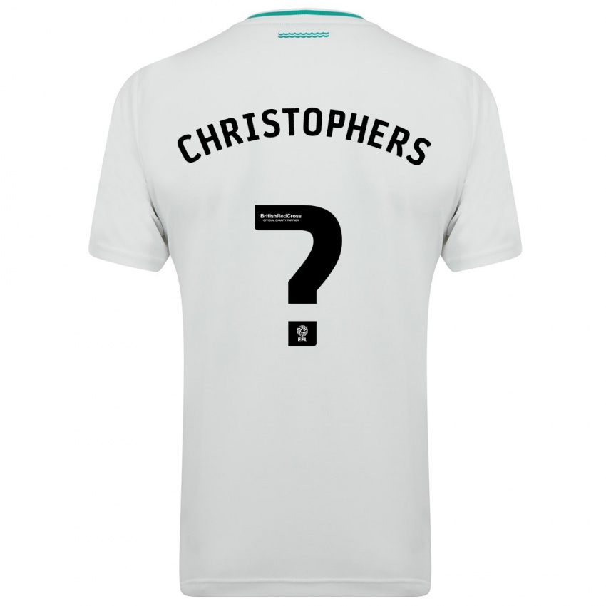 Niño Camiseta Leo Christophers #0 Blanco 2ª Equipación 2023/24 La Camisa