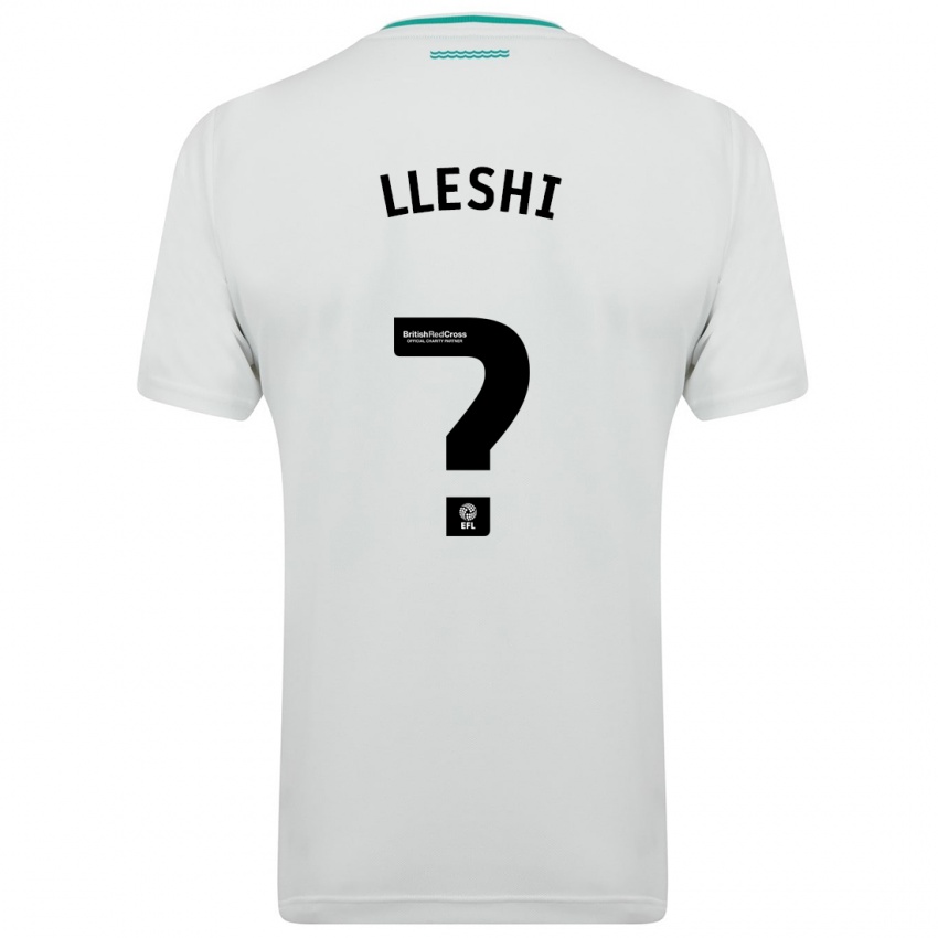 Niño Camiseta Henri Lleshi #0 Blanco 2ª Equipación 2023/24 La Camisa